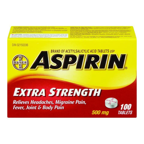 EXTRA STRENGTH ASA 500MG