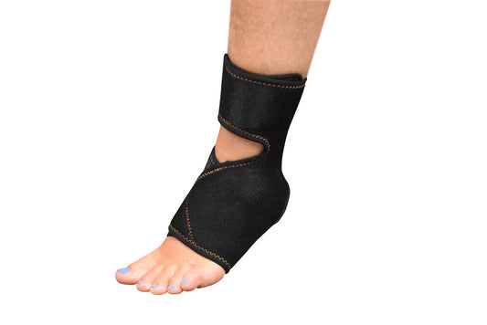 COPPER ANKLE COMPRESSION WRAP