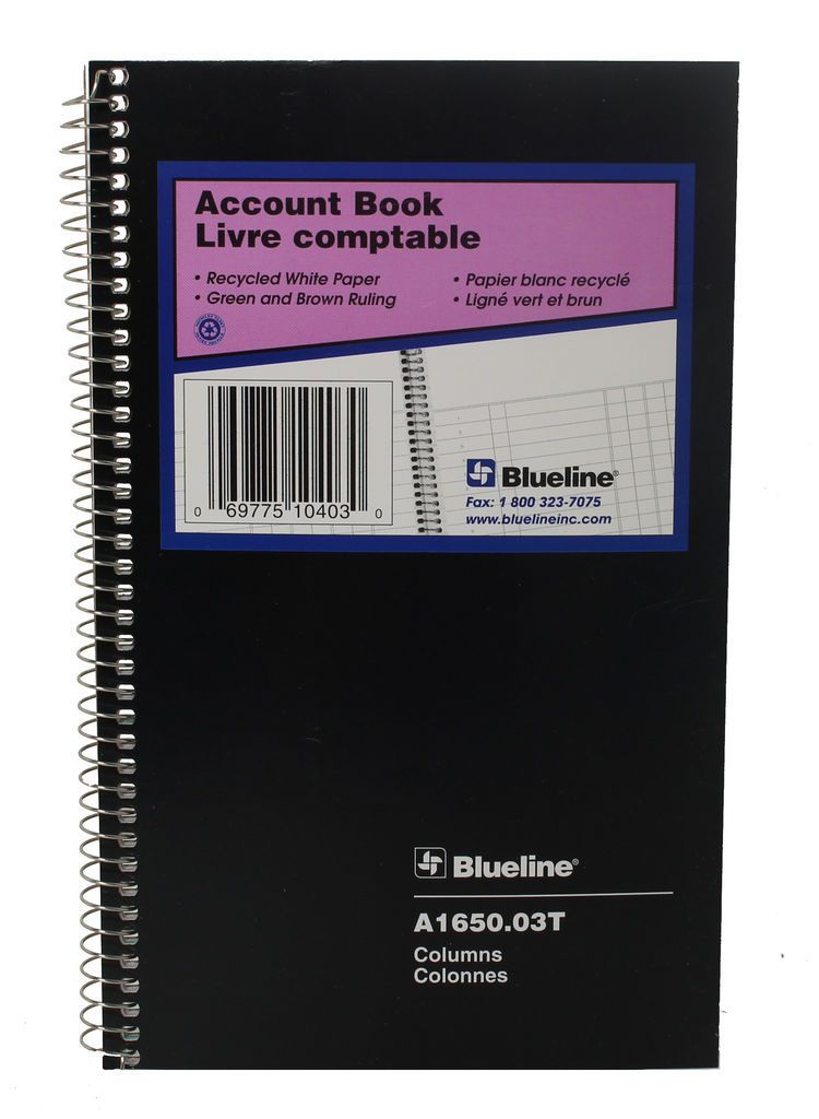ACCOUNT BOOK 3 COLUMN