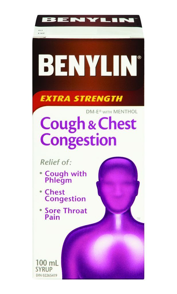 BENYLIN DM-E COUGH & CHEST CONGESTION SYRUP