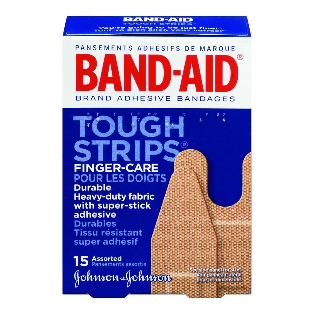 BAND-AID TOUGH STRIPS BANDAGES
