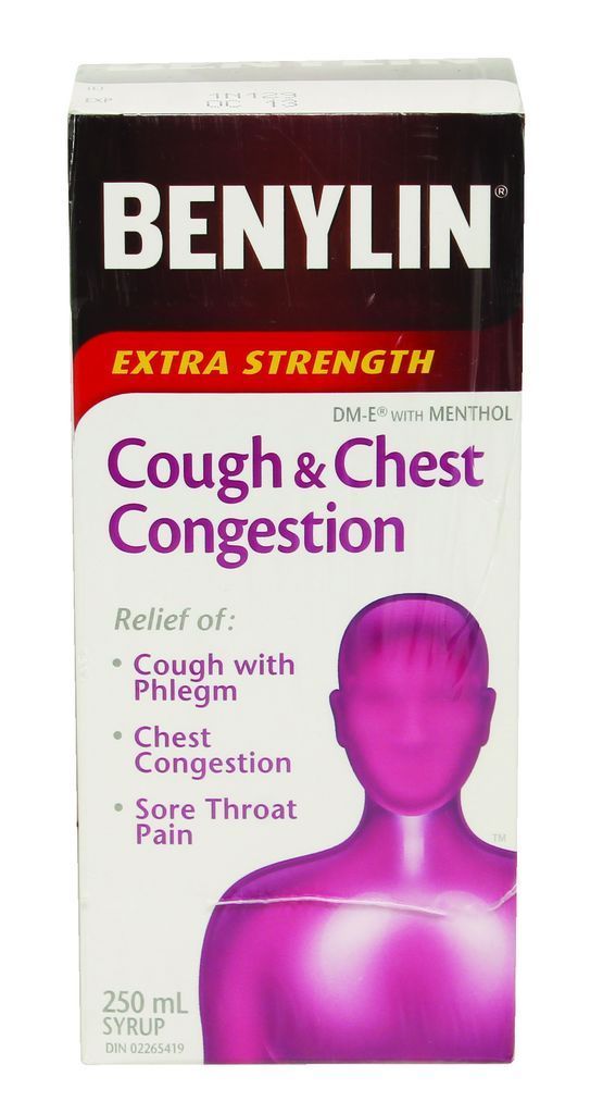 BENYLIN DM-E COUGH & CHEST CONGESTION SYRUP