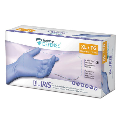 MEDPRO BLUIRIS POWDER-FREE NITRILE GLOVES