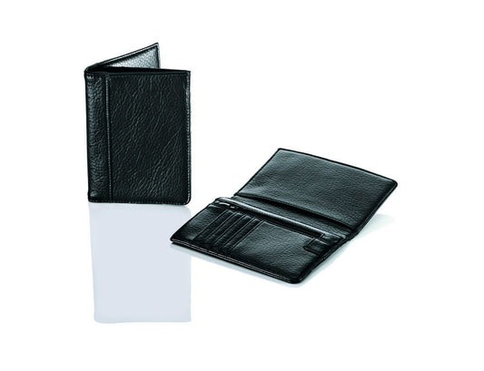 RFID BLOCKING PASSPORT COVER BLACK