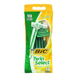 BIC TWIN SELECT DISPOSABLE SHAVERS