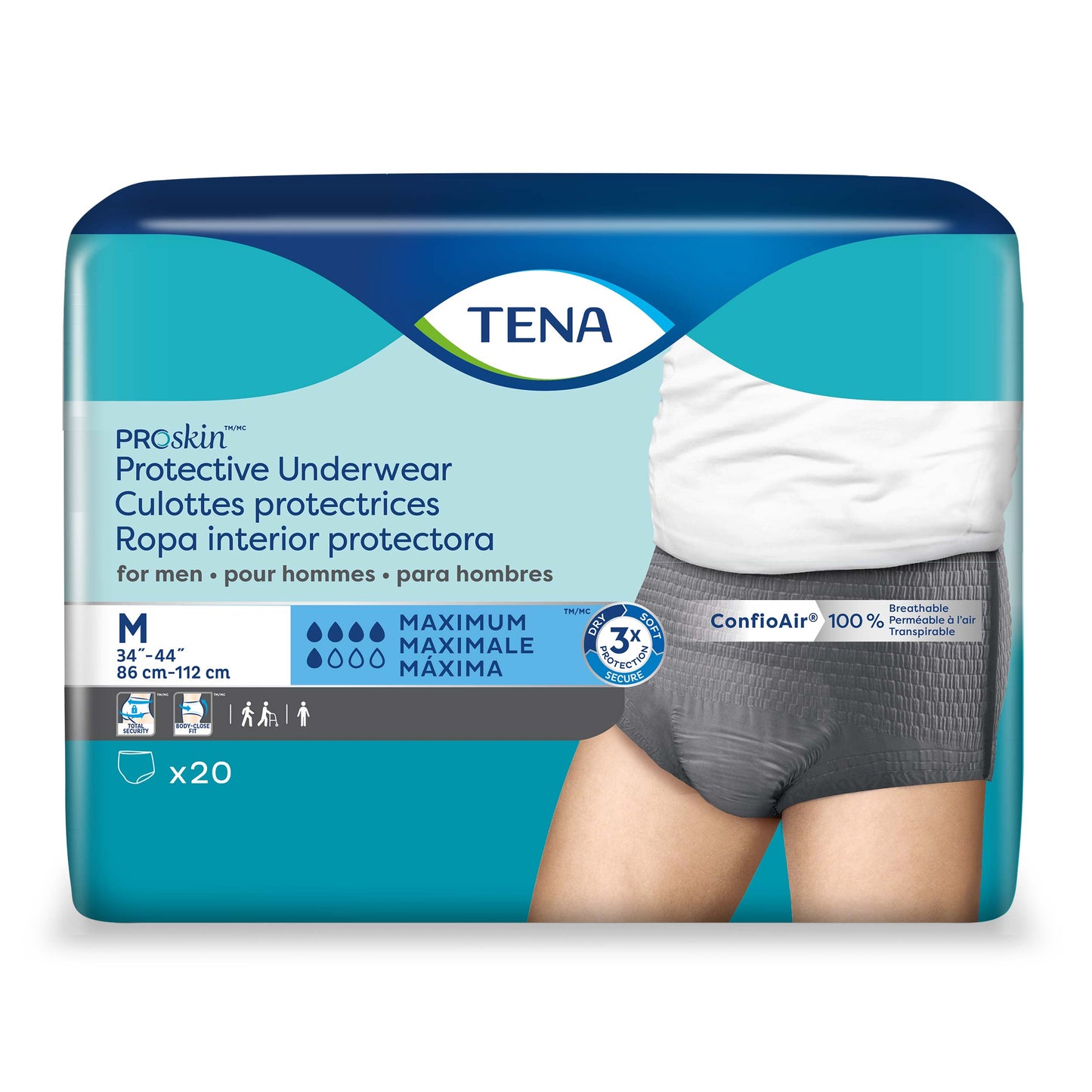 PROSKIN PROTECTIVE UNDERWEAR FOR MEN
