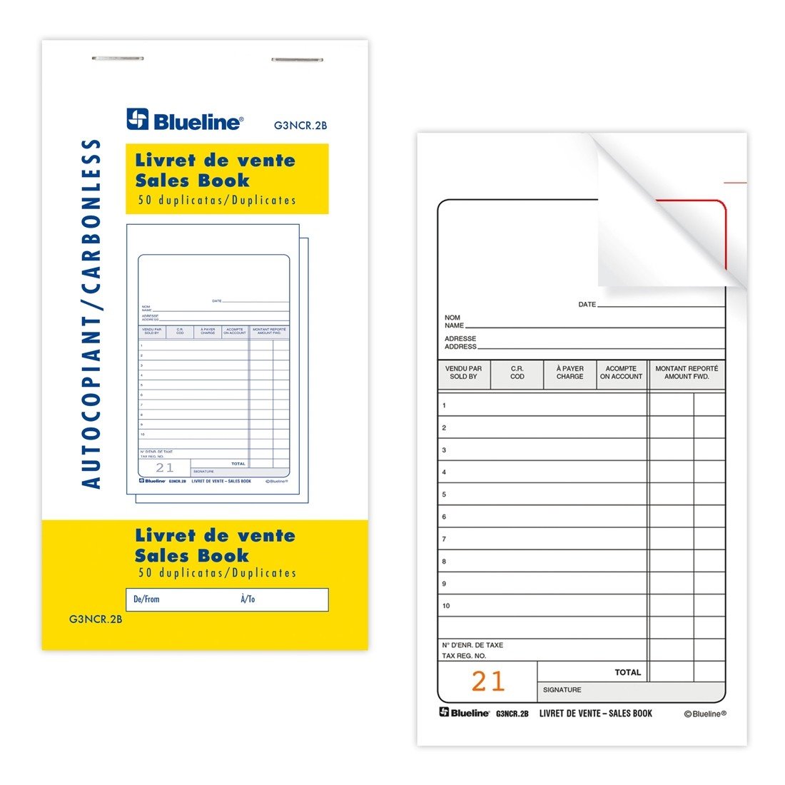 SALES BOOK IN DUPLICATE