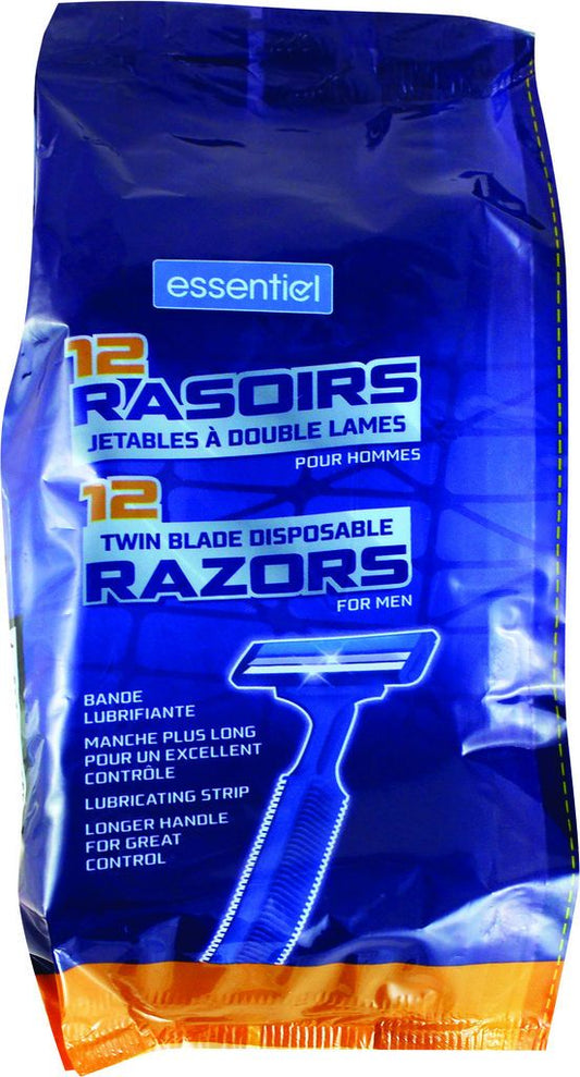 ESSENTIEL DISPOSABLE RAZORS Blue
