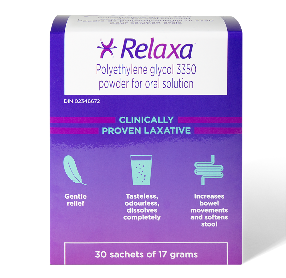 RELAXA PEG3350 GENTLE LAXATIVE POWDER