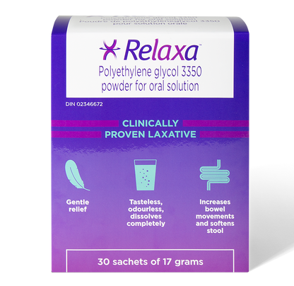 RELAXA PEG3350 GENTLE LAXATIVE POWDER