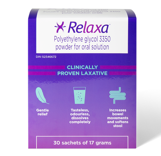RELAXA PEG3350 GENTLE LAXATIVE POWDER