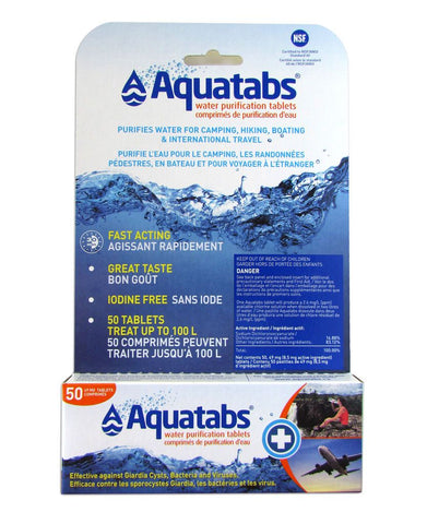 AQUATABS - WATER PURIFICATION TABLETS