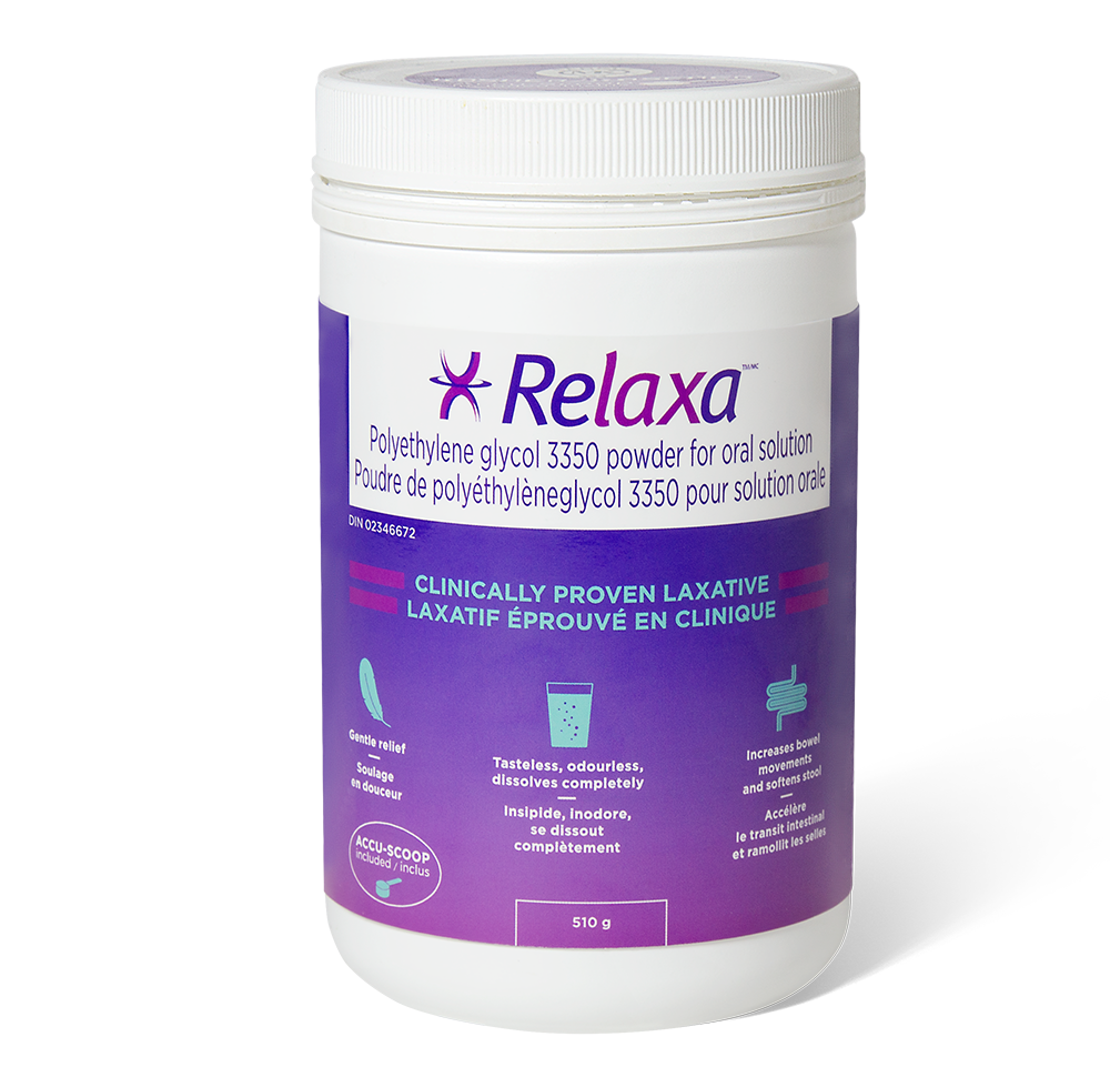 RELAXA PEG3350 GENTLE LAXATIVE POWDER