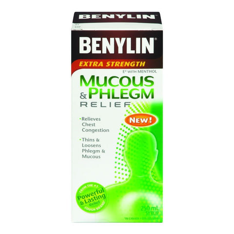 BENYLIN MUCOUS AND PHLEGM RELIEF EXTRA STRENGTH