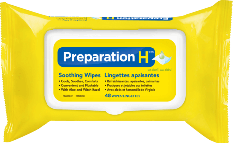 PREPARATION H SOOTHING WIPES