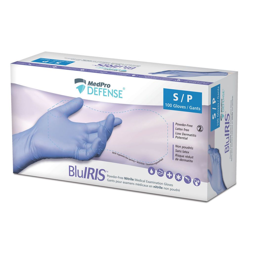 MEDPRO BLUIRIS POWDER-FREE NITRILE GLOVES
