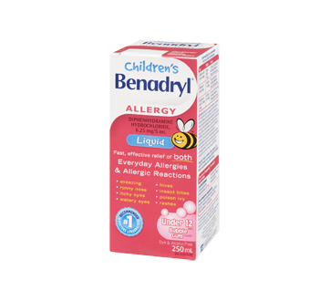 BENADRYL ALLERGY FOR CHILDREN LIQUID - BUBBLEGUM