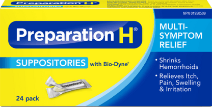PREPARATION H SUPPOSITORIES