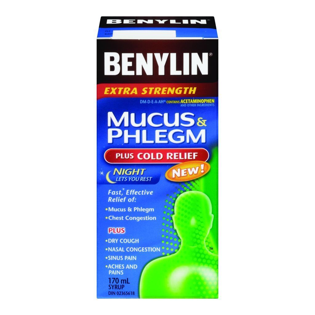 BENYLIN MUCOUS & PHLEGM PLUS COLD RELIEF