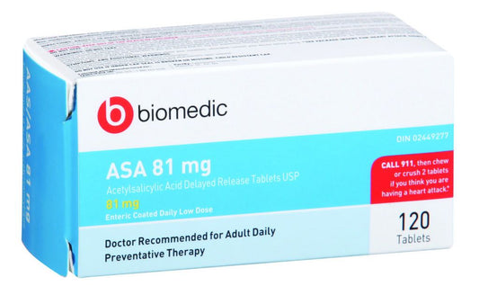 ASA COATED DAILY LOW DOSE 81MG
