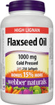COLD PRESSED FLAX SEED OIL SOFTGELS