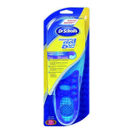 MASSAGING GEL INSOLES WITH DUAL GEL