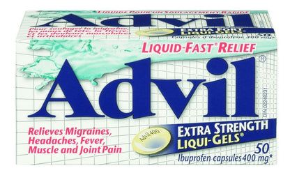 ADVIL EXTRA STRENGTH (400MG) LIQUI-GELS