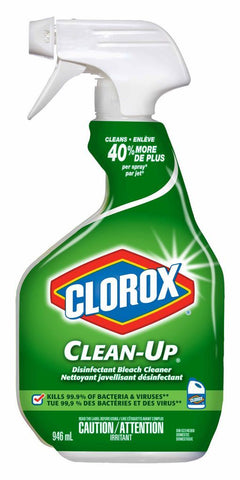 CLOROX CLEAN-UP DISINFECTANT BLEACH CLEANER SPRAY