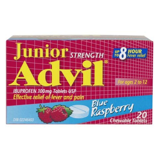 ADVIL JUNIOR CHEWABLE TABLETS (100MG)