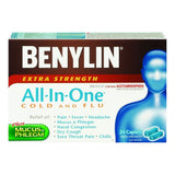 BENYLIN ALL IN ONE COLD AND FLU PLUS MUCUS RELIEF