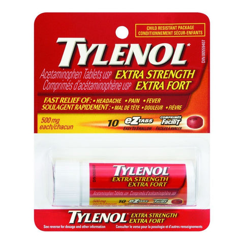 TYLENOL EXTRA STRENGTH IN TRAVEL SIZE