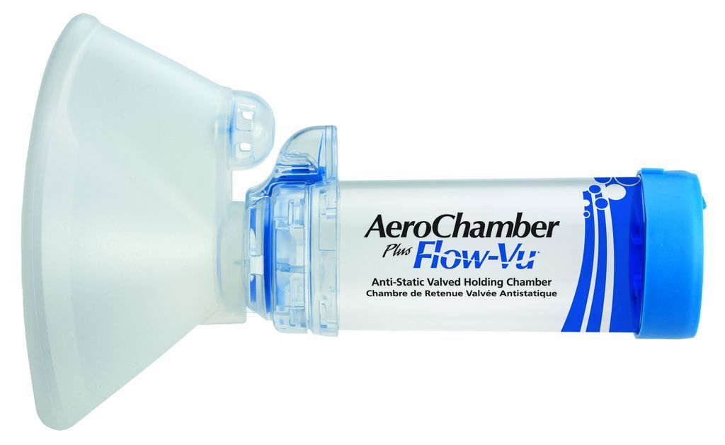 AEROCHAMBER PLUS FLO VU WITH MASK