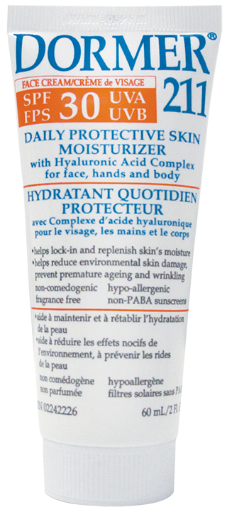 DORMER 211 MOISTURIZER WITH SPF30