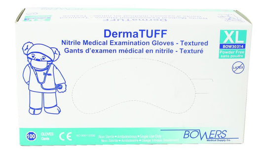 DERMATUFF NITRILE GLOVES
