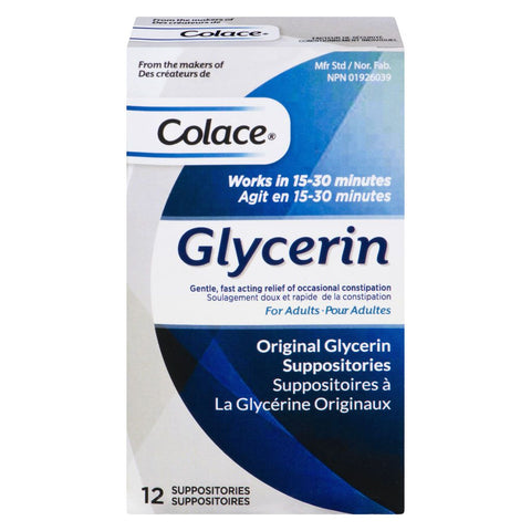 GLYCERIN SUPPOSITORIES - ADULT