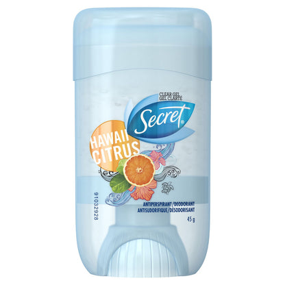 CLEAR GEL ANTIPERSPIRANT AND DEODORANT