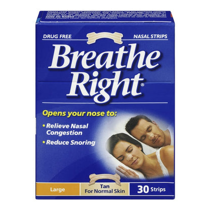 BREATHE RIGHT NASAL STRIPS
