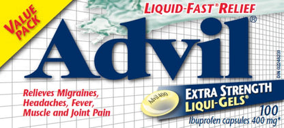 ADVIL EXTRA STRENGTH (400MG) LIQUI-GELS
