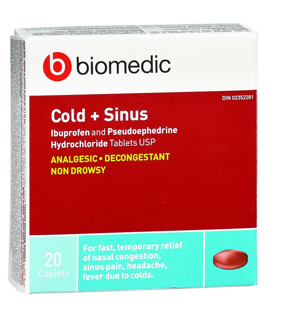 Coldac Sinus COLD & SINUS TABLETS (WITH IBUPROFEN) – Jaspermettrapharmacy