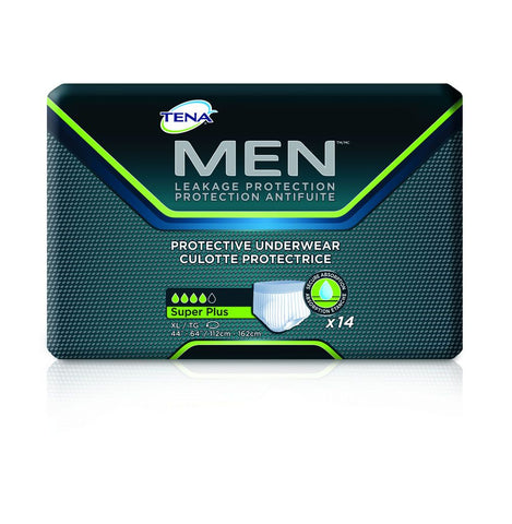 MEN'S PROTECTIVE UNDERWEAR WITH SUPER PLUS ABSORBENCY