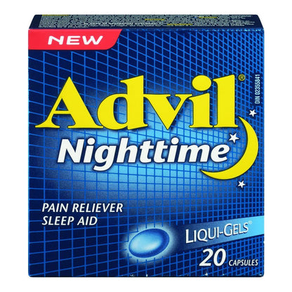 ADVIL LIQUI-GELS NIGHTTIME (200MG)