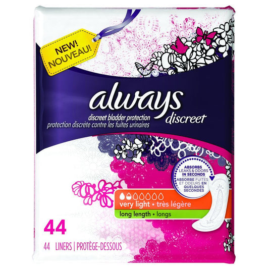 DISCREET BLADDER PROTECTION LINERS
