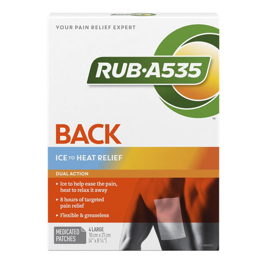 ICE TO HEAT RELIEF PATCHES