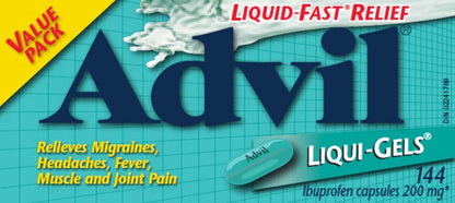 ADVIL LIQUI-GELS REGULAR STRENGTH (200MG)