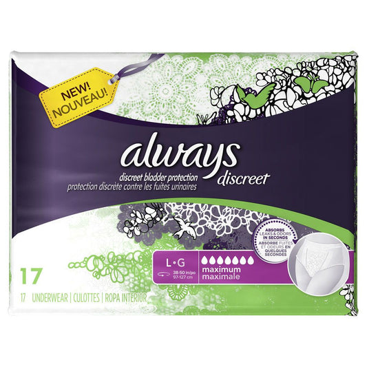 DISCREET BLADDER PROTECTION UNDERWEAR