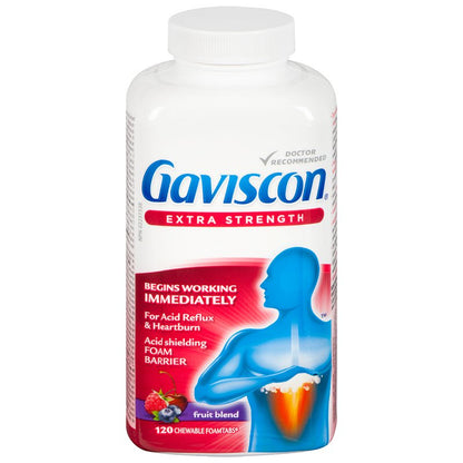 GAVISCON EXTRA STRENGTH CHEWABLES