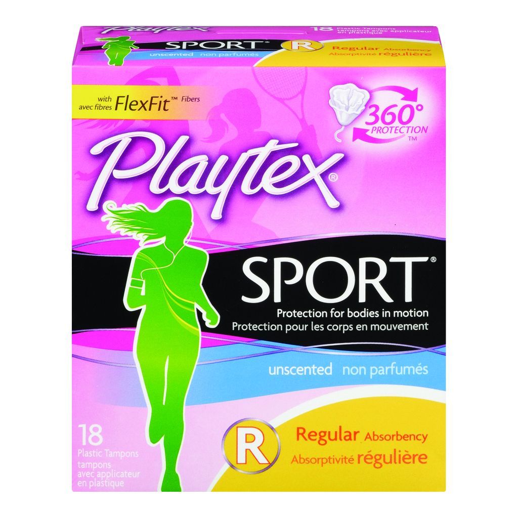 SPORT PLASTIC UNSCENTED TAMPONS