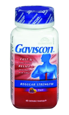 GAVISCON REGULAR STRENGTH CHEWABLES