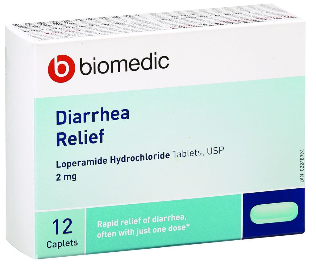 DIARRHEA RELIEF 2MG CAPLETS (LOPERAMIDE)