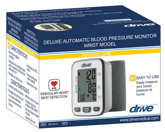 DELUXE WRIST BLOOD PRESSURE MONITOR